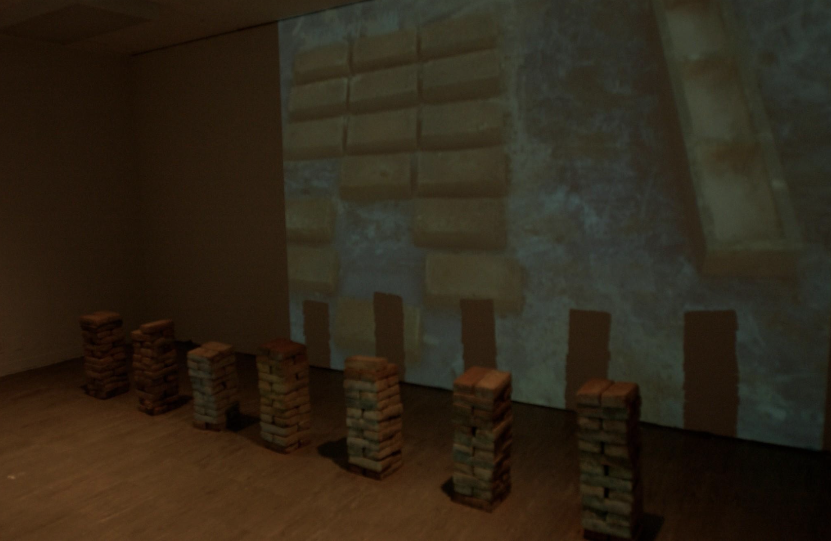 25¢ Bricks, 2011, Installation View
